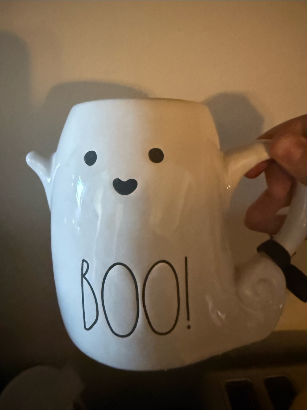 Rae Dunn boo Halloween mug